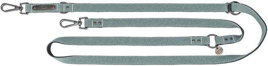 Trixie CityStyle Cotton Adjustable Lead, M-L 2m/20mm, Sage
