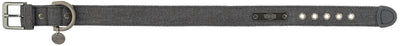 Trixie CityStyle Extra Wide Cotton Collar, M-L 40-47cm/30mm, Black