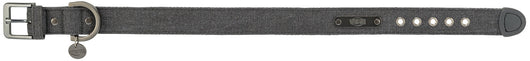 Trixie CityStyle Extra Wide Cotton Collar, XS-S 25-32cm/25mm, Black