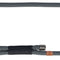 Trixie Soft Rope Lead, M-L 1m/10mm, Black/Grey