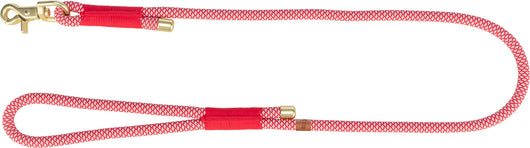 Trixie Soft Rope Lead, M-L 1m/10mm, Red/Cream
