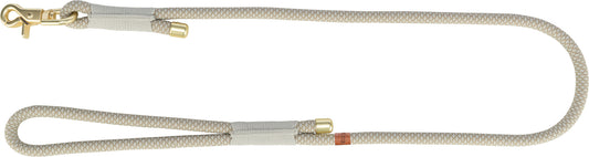 Trixie Soft Rope Lead, M-L 1m/10mm, Grey/Light Grey