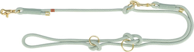 Trixie Soft Rope Adjustable Lead, M-L 2m/10mm, Sage/Mint