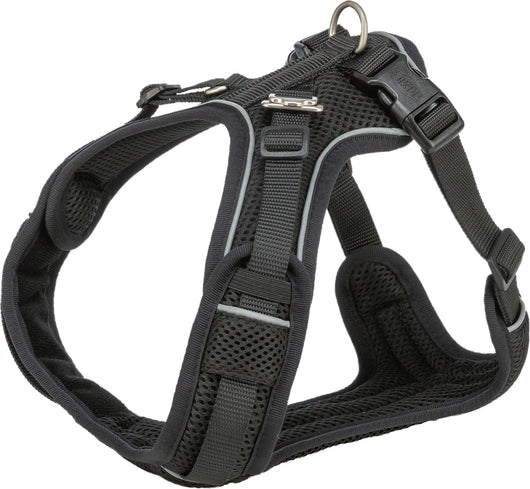 Trixie Premium FlexMesh Harness, XS-S 40-57cm/15mm, Black