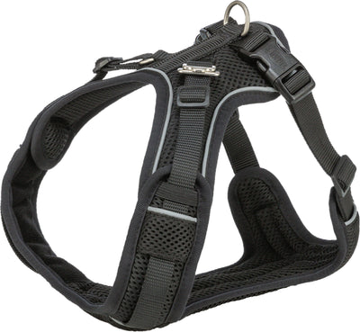 Trixie Premium FlexMesh Harness, L 63-92cm/25mm, Black