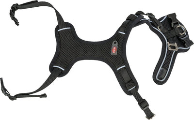 Trixie Premium FlexMesh Harness, S-M 48-69cm/20mm, Black