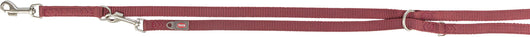 Trixie Premium Double-Layered Adjustable Lead, M-L 2m/20mm, Sangria