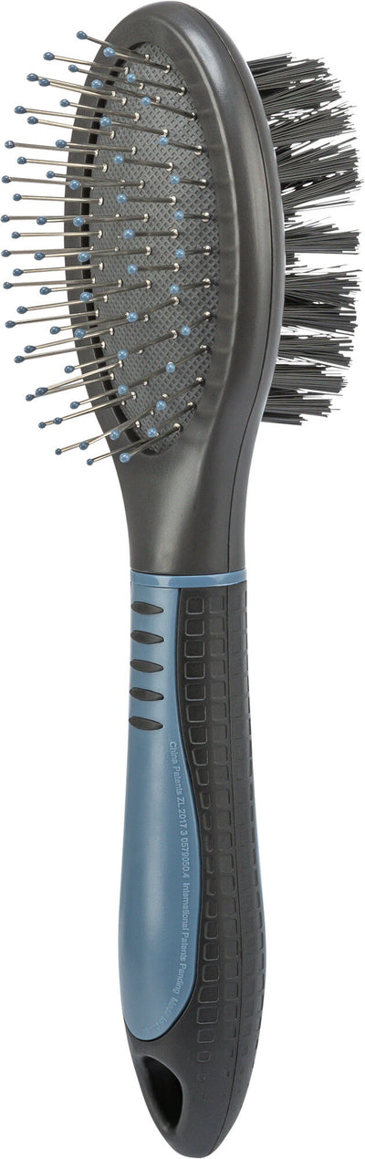 Trixie Double-Sided Brush, Plastic, 5 x 19cm