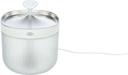 Trixie Aqua Clear Dog Drinking Fountain, Stainless Steel Bowl, 2.5L