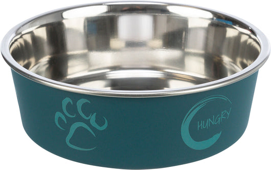 Trixie Stainless Steel Bowl, 2.2L/23cm, Assorted Colours