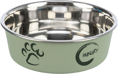 Trixie Stainless Steel Bowl, 2.2L/23cm, Assorted Colours