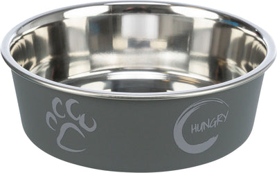 Trixie Stainless Steel Bowl, 2.2L/23cm, Assorted Colours