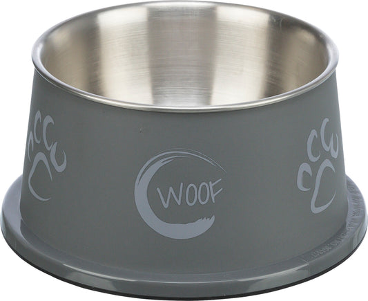 Trixie Long-Ear Bowl, Stainless Steel/Plastic, 0.9L/19cm, Assorted Colours