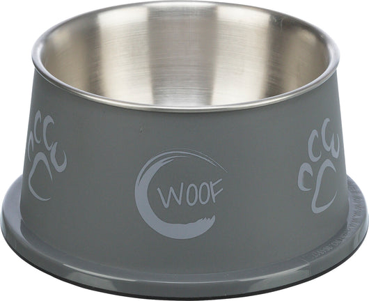 Trixie Long-Ear Bowl, Stainless Steel/Plastic, 0.9L/19cm, Assorted Colours