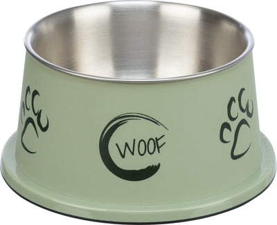 Trixie Long-Ear Bowl, Stainless Steel/Plastic, 0.9L/19cm, Assorted Colours