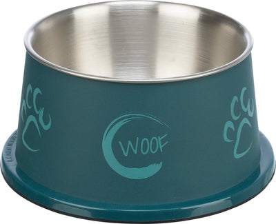 Trixie Long-Ear Bowl, Stainless Steel/Plastic, 0.9L/19cm, Assorted Colours