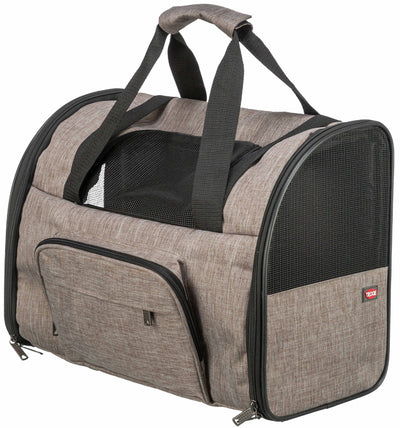 Trixie Shiva Dog Backpack, 41 x 30 x 21cm, Brown/Beige