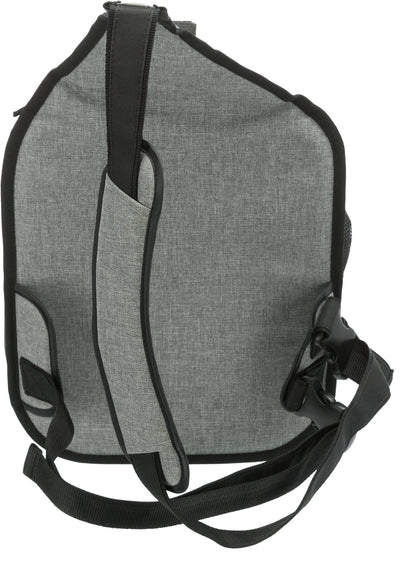Trixie Savina Front Carrier Dog Bag, 30 x 33 x 26cm, Black/Grey