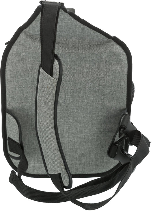 Trixie Savina Front Carrier Dog Bag, 30 x 33 x 26cm, Black/Grey