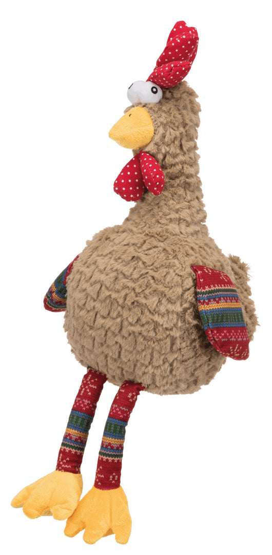 Trixie Rooster Plush Dog Toy with Animal Sound, 60cm