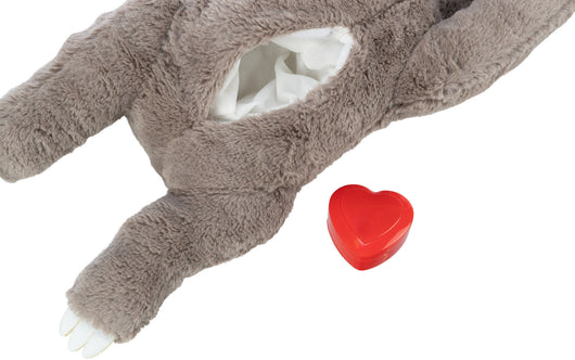 Trixie Junior Sloth Puppy Toy with Heartbeat