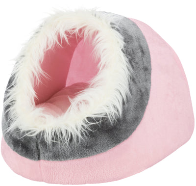 Trixie Minou Cuddly Cave, 35 x 26 x 41cm, Pink/Grey