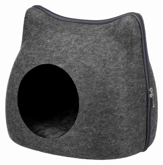 Trixie Felt Cat Cave, 38 x 35 x 37cm, Anthracite