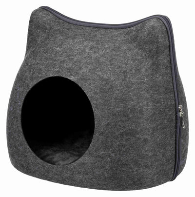 Trixie Felt Cat Cave, 38 x 35 x 37cm, Anthracite