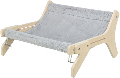 Trixie Cat Hammock, Untreated Wood, 47 x 24 x 38cm, Grey