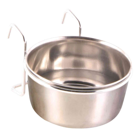 Trixie Stainless Steel Bowl With Holder 300ml 9cm