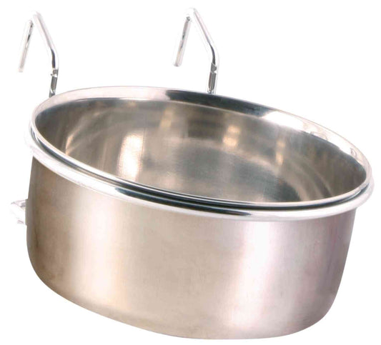 Trixie Stainless Steel Bowl With Holder 600ml 12cm