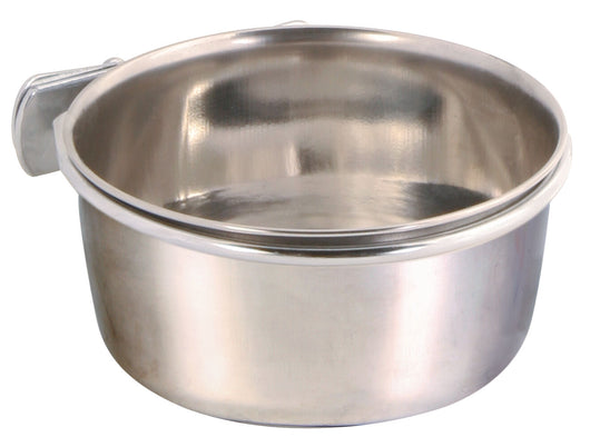 Trixie Stainless Steel Bowl With Screw Attachment 300ml 9cm
