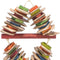 Trixie Wooden Nibbling Bird Toy with Cardboard, 18 x 35cm