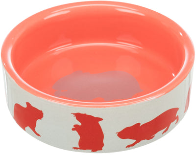 Trixie Ceramic Bowl With Motif Hamster 80 Ml 8cm