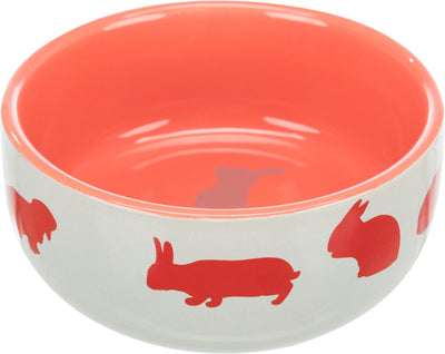 Trixie Ceramic Bowl With Motif Rabbit 250ml 11cm