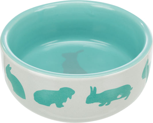 Trixie Ceramic Bowl With Motif Rabbit 250ml 11cm
