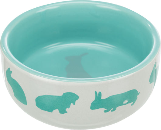 Trixie Ceramic Bowl With Motif Rabbit 250ml 11cm