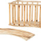 Trixie Hay Manger with Lid, Flamed Wood, 37 x 19 x 13cm