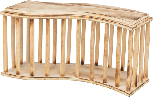 Trixie Hay Manger with Lid, Flamed Wood, 37 x 19 x 13cm