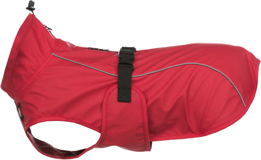 Trixie Vimy Raincoat for Dogs, XL 70cm, Red