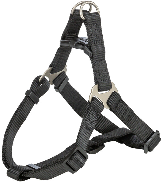 Trixie Premium One Touch Harness, M 50-65cm/20mm, Black