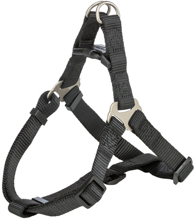 Trixie Premium One Touch Harness, L 65-80cm/25mm, Black