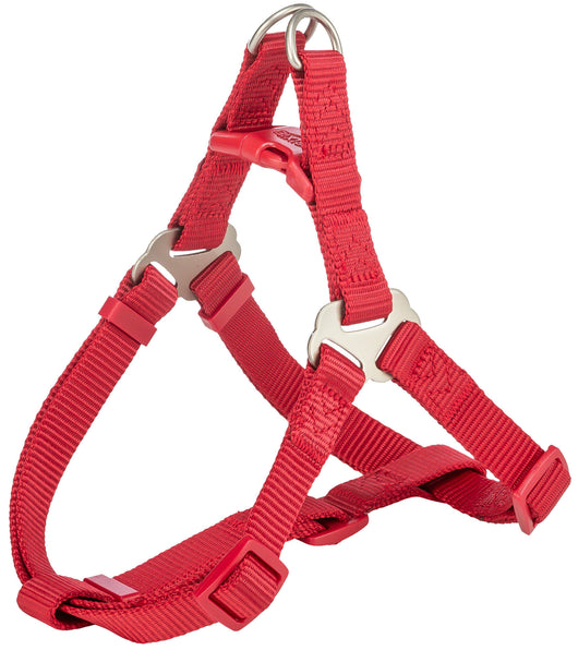 Trixie Premium One Touch Harness, L 65-80cm/25mm, Red