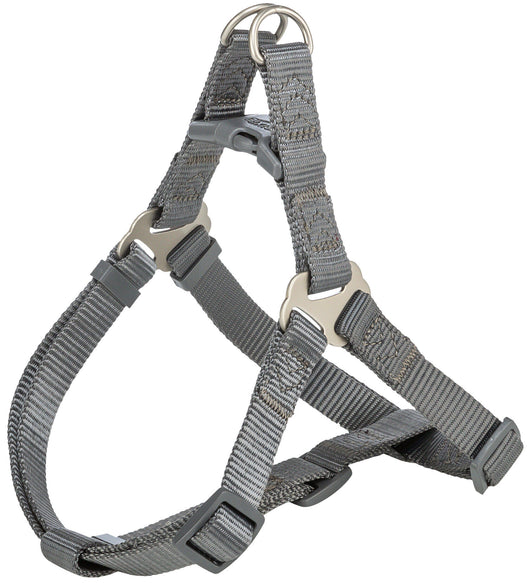 Trixie Premium One Touch Harness, M 50-65cm/20mm, Graphite