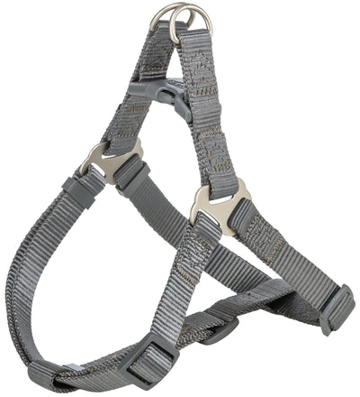 Trixie Premium One Touch Harness, L 65-80cm/25mm, Graphite