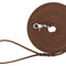 Trixie Rustic Fatleather Tracking Lead, S-M 10m/8mm, Dark Brown
