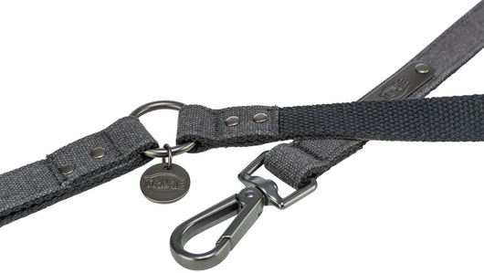 Trixie CityStyle Cotton Lead, S-M 1.2m/13mm, Black