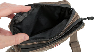 Trixie Corduroy-Look Treat Bag, 16 x 21cm, Brown