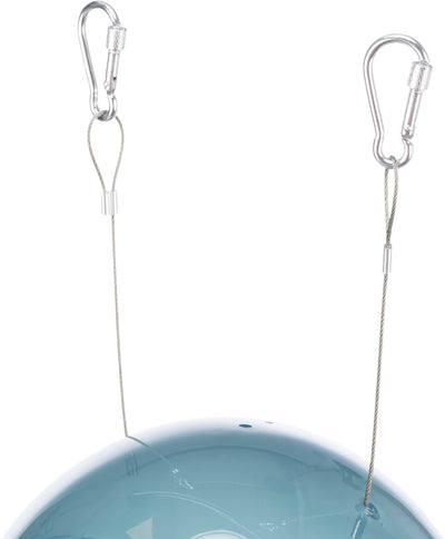 Trixie Bird Bath House, Semi-Circle, 20 x 20 x 17.5cm, Blue