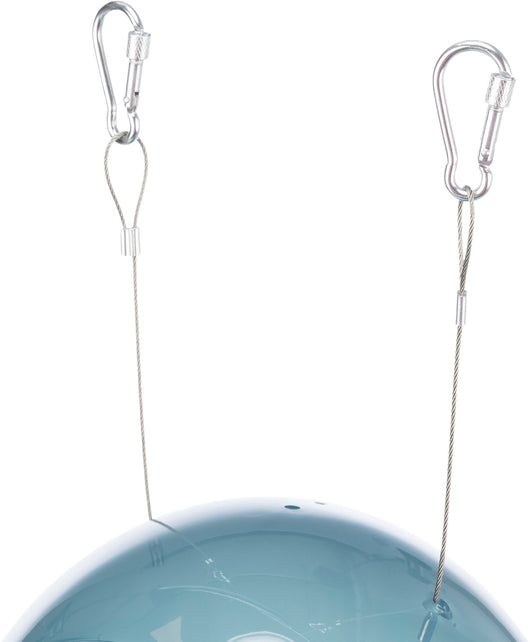 Trixie Bird Bath House, Semi-Circle, 20 x 20 x 17.5cm, Blue